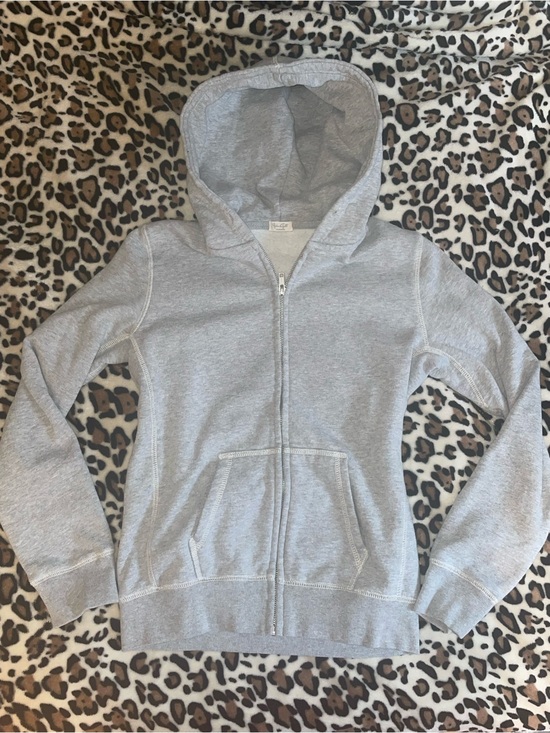 Brandy Melville Sweaters - ♡ Brandy Melville/ John Galt Light Gray Zip-Up Hoodie